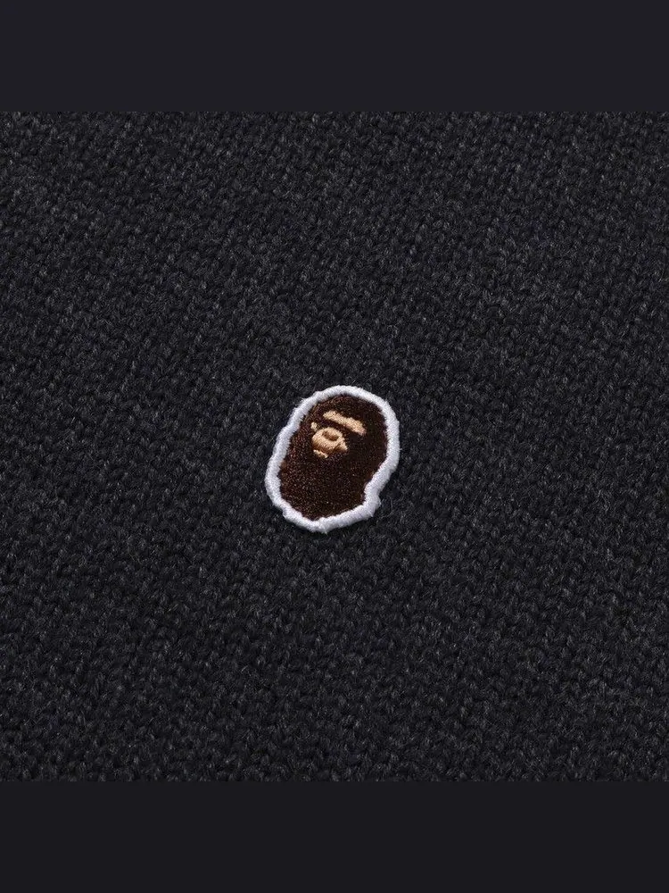 Свитер BAPE One Point Relaxed Fit Sweater — изображение 3 из 3, темно-серый