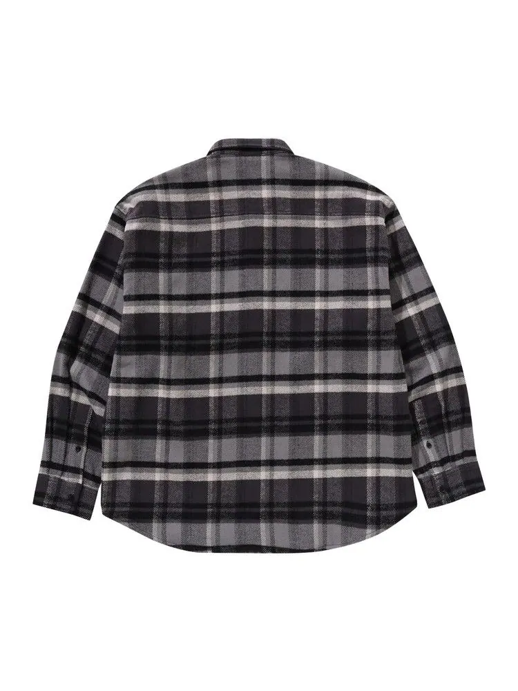 Рубашка BAPE Check Flannel Shirt — изображение 2 из 3, черный