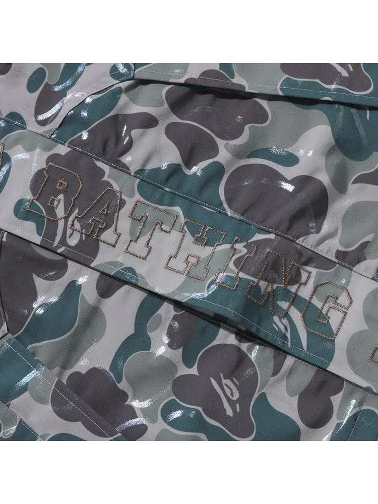 Куртка BAPE Laminated Camo Snowboard Jacket — изображение 3 из 3, бежевый