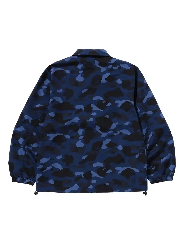 Куртка BAPE Color Camo One Point Coach Jacket — изображение 2 из 2, темно-синий