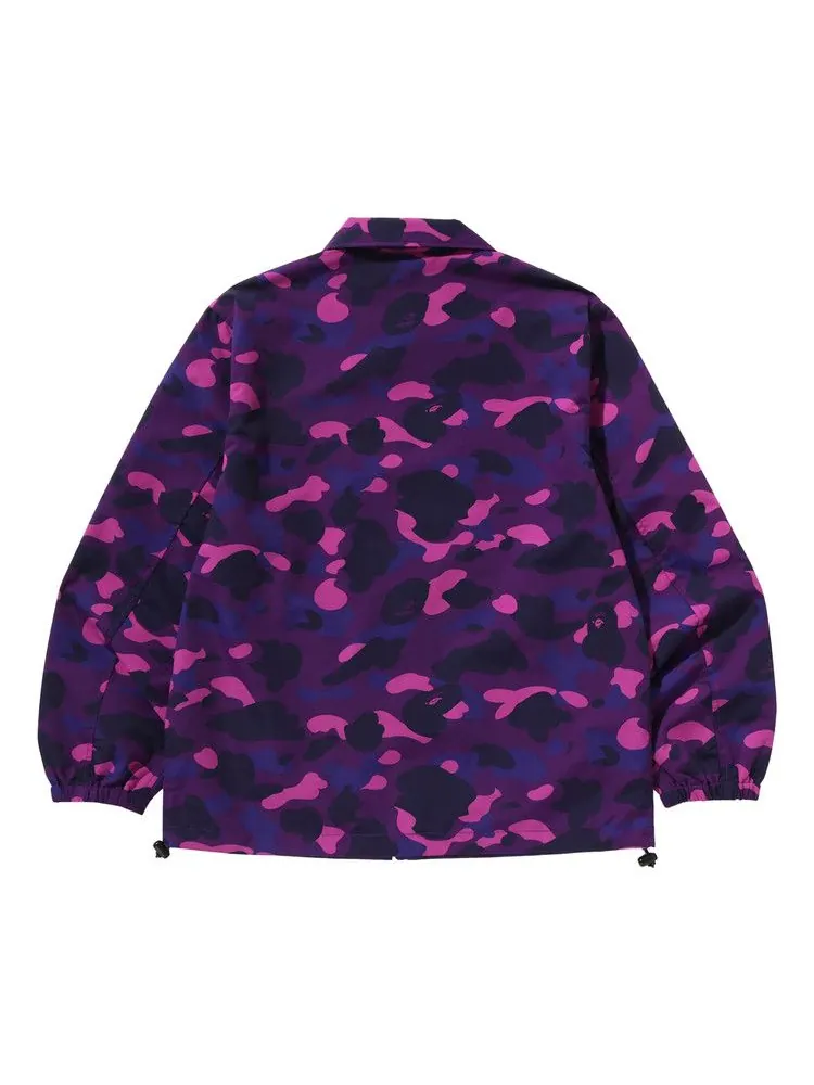 Куртка BAPE Color Camo One Point Coach Jacket — изображение 2 из 2, фиолетовый