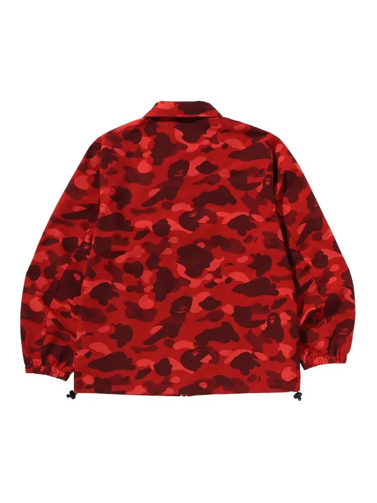 Куртка BAPE Color Camo One Point Coach Jacket — изображение 2 из 2, красный