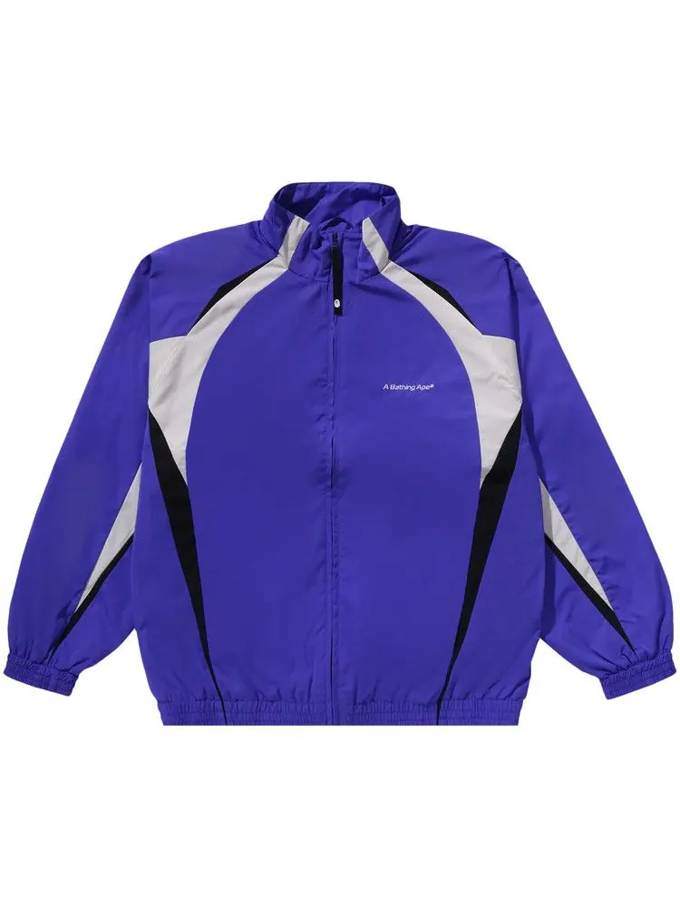 Спортивная куртка BAPE Bathing Ape Logo Track Jacket — изображение 1 из 3, фиолетовый