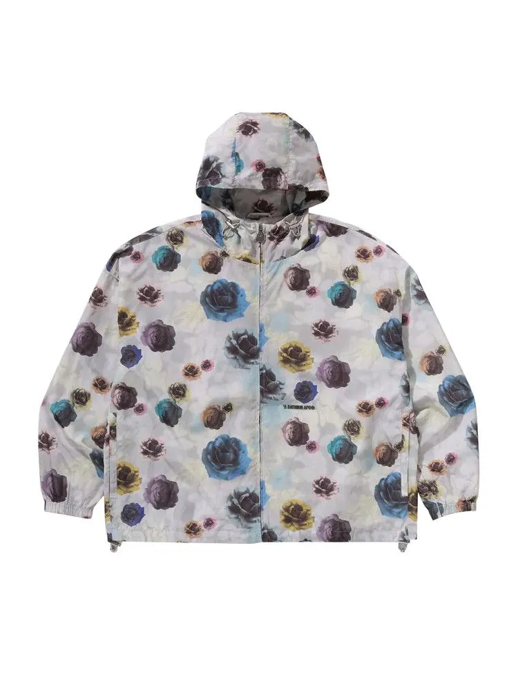 Куртка BAPE Floral Camo Nylon Hooded Jacket — изображение 1 из 2, белый