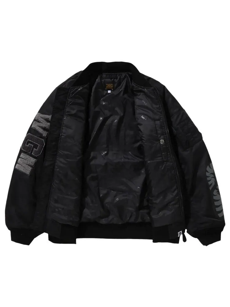 Куртка BAPE Shark MA-1 — изображение 3 из 3, черный