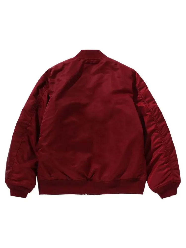 Куртка BAPE Shark MA-1 — изображение 2 из 3, бордовый