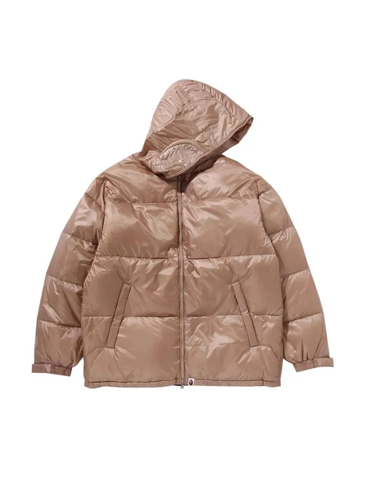 Куртка BAPE Shark Relaxed Fit Down Jacket — изображение 1 из 3, бежевый