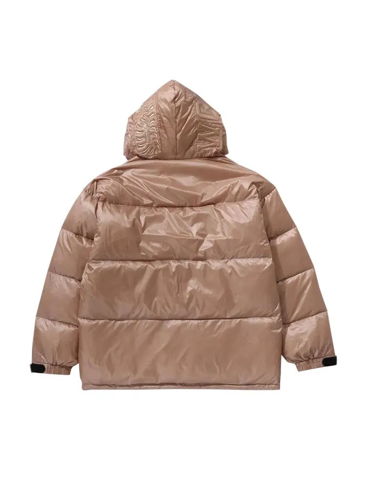Куртка BAPE Shark Relaxed Fit Down Jacket — изображение 2 из 3, бежевый