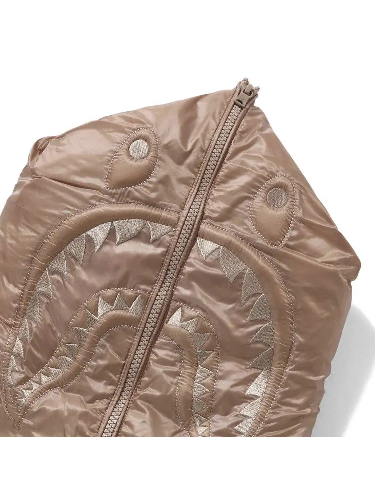 Куртка BAPE Shark Relaxed Fit Down Jacket — изображение 3 из 3, бежевый