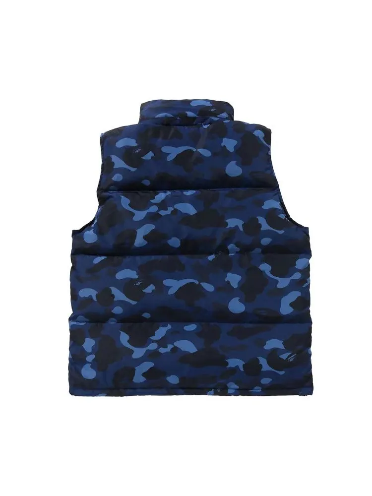 Утепленный жилет BAPE Color Camo Down Vest — изображение 2 из 3, темно-синий