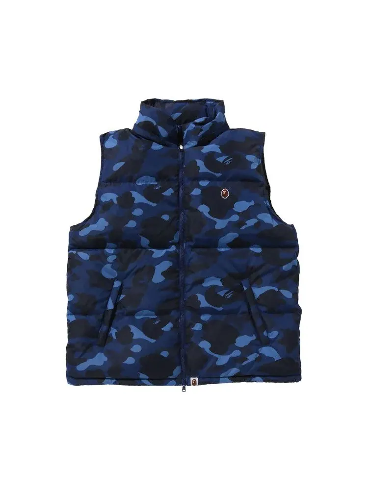 Утепленный жилет BAPE Color Camo Down Vest — изображение 3 из 3, темно-синий