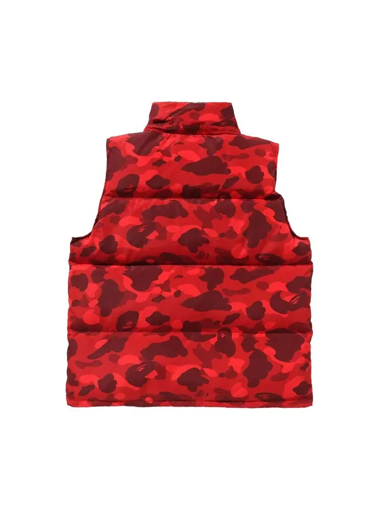Утепленный жилет BAPE Color Camo Down Vest — изображение 2 из 3, красный