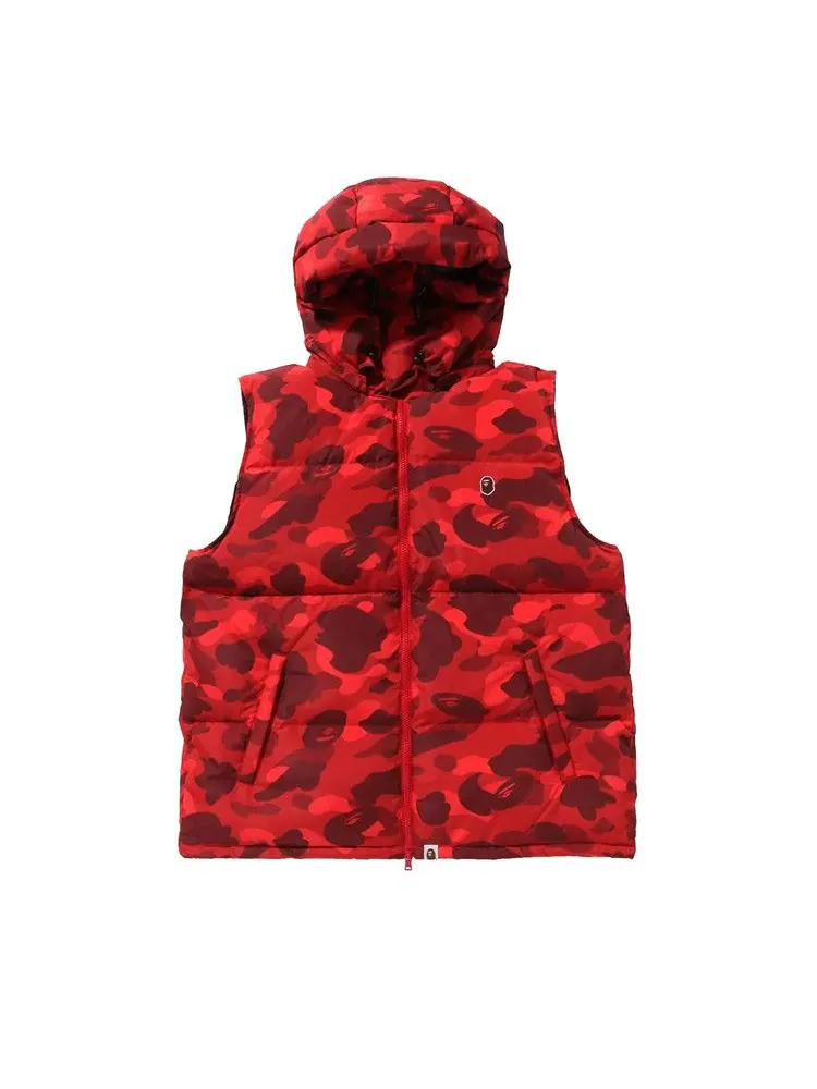 Утепленный жилет BAPE Color Camo Down Vest — изображение 3 из 3, красный