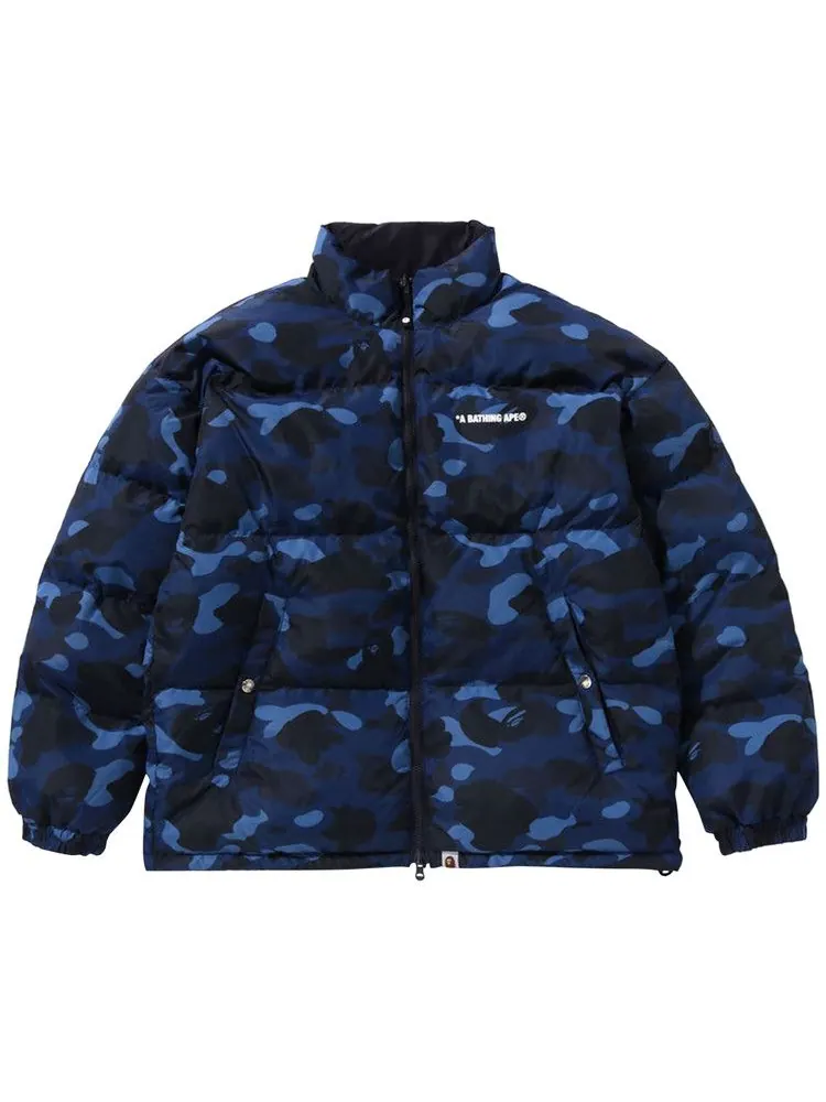 Куртка BAPE Color Camo Reversible Down Jacket — изображение 1 из 1, синий