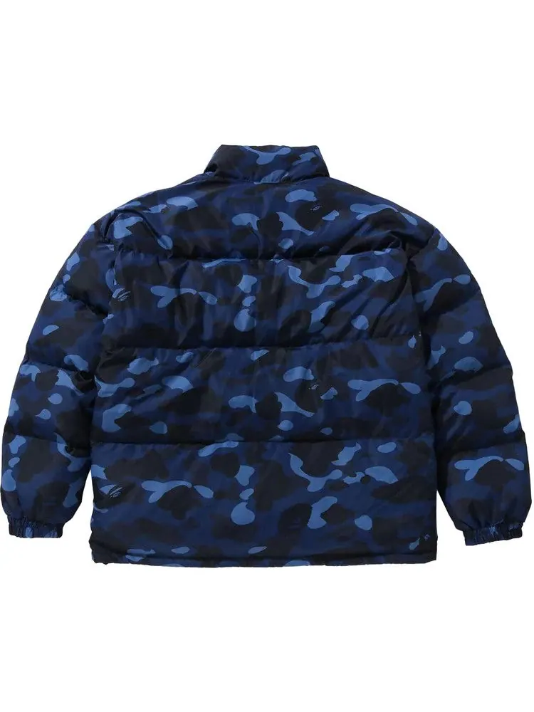 Куртка BAPE Color Camo Reversible Down Jacket — изображение 2 из 2, темно-синий