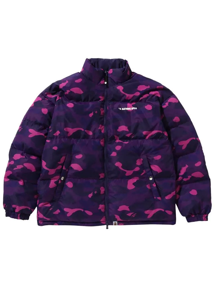 Куртка BAPE Color Camo Reversible Down Jacket — изображение 1 из 1, фиолетовый