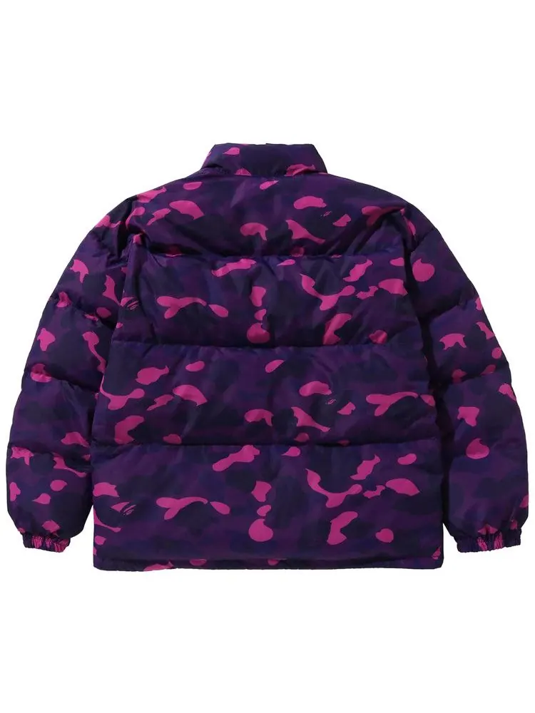Куртка BAPE Color Camo Reversible Down Jacket — изображение 2 из 2, фиолетовый