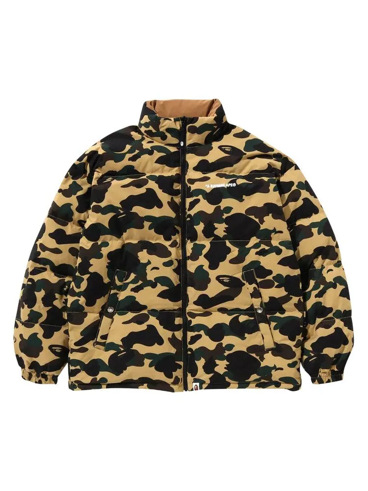 Куртка BAPE 1st Camo Reversible Down Jacket — изображение 1 из 3, желтый