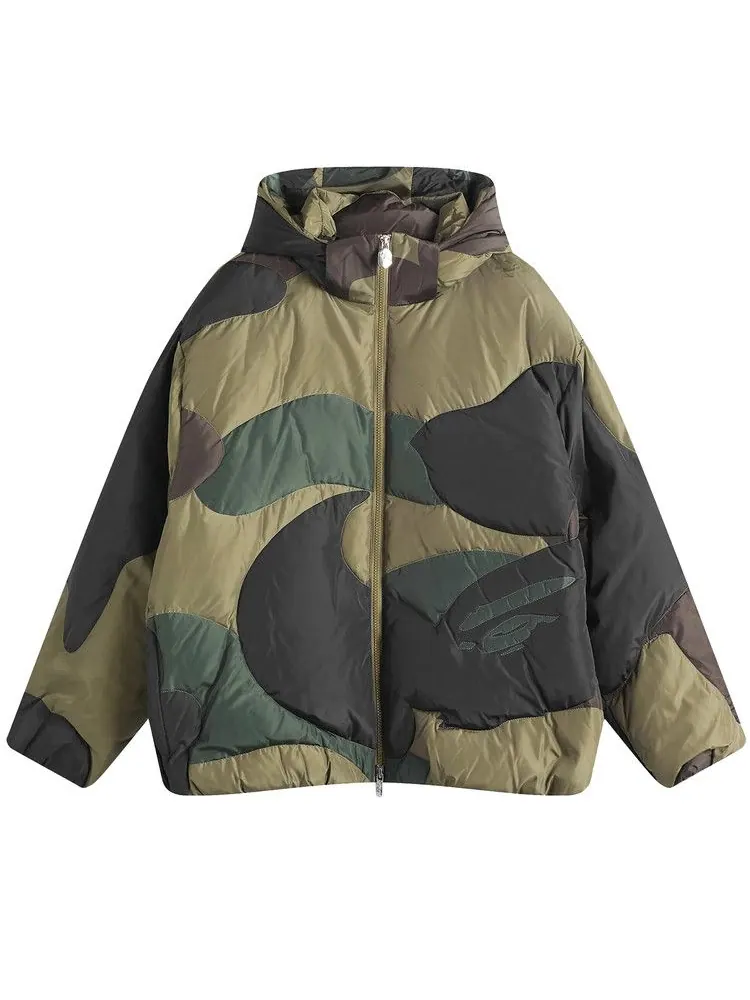 Куртка BAPE 1st Camo Nylon Down Jacket — изображение 1 из 1, зеленый