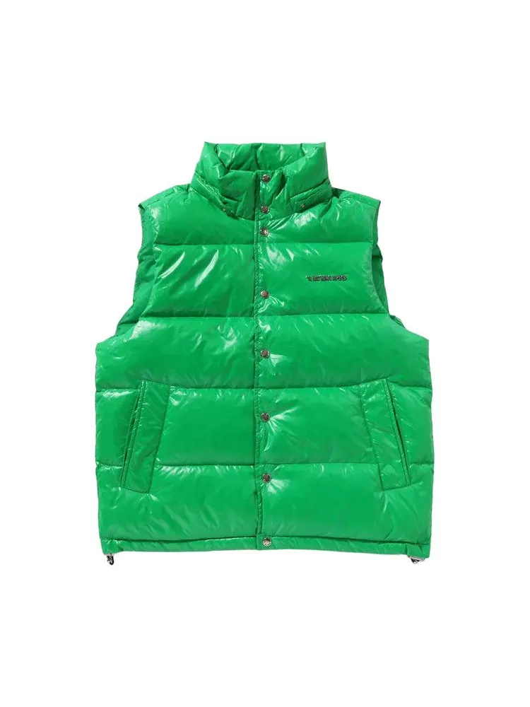 Утепленный жилет BAPE Line Camo Debossed Nylon Down Vest — изображение 3 из 3, зеленый