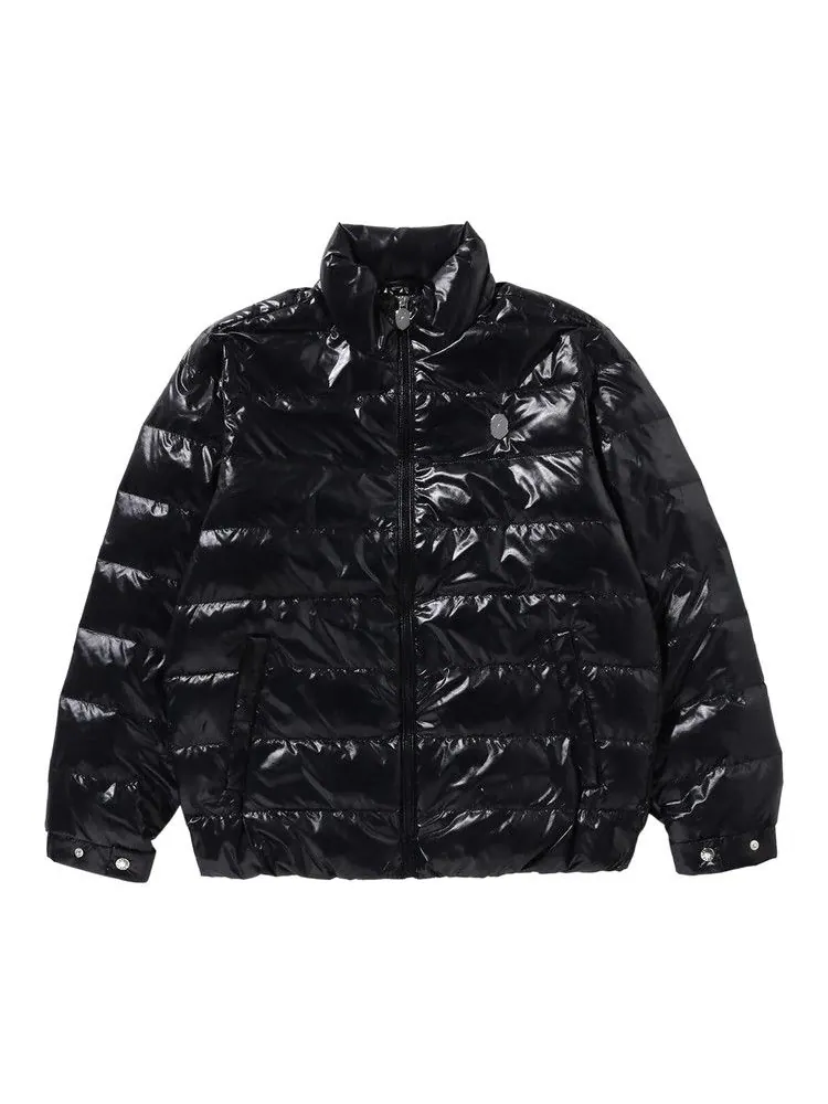 Куртка BAPE Line Camo Debossed Regular Fit Down Jacket — изображение 1 из 2, черный