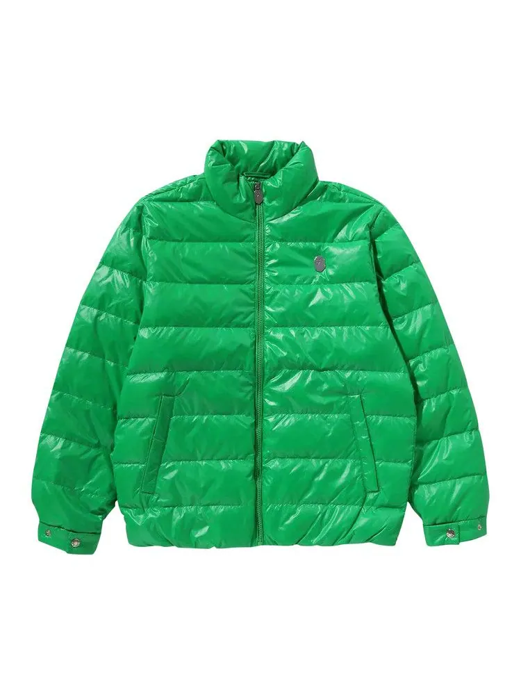Куртка BAPE Line Camo Debossed Regular Fit Down Jacket — изображение 1 из 2, зеленый