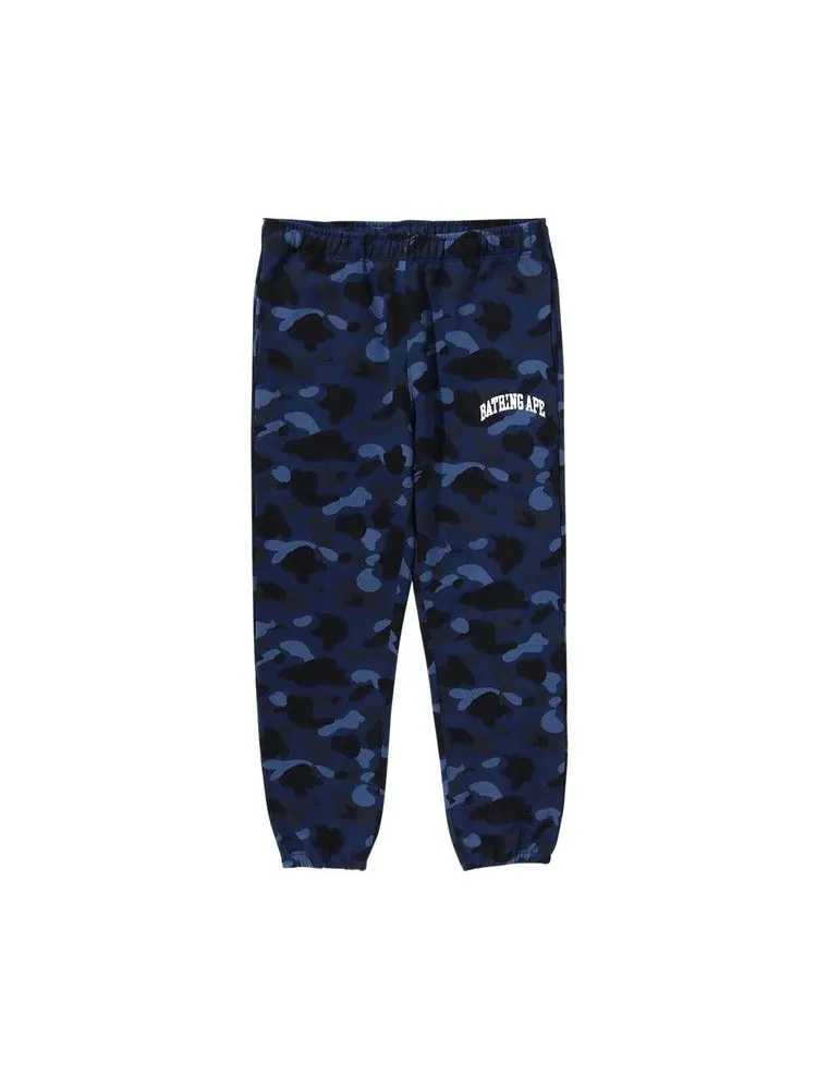 Спортивные брюки BAPE Color Camo Sweatpants — изображение 1 из 2, темно-синий