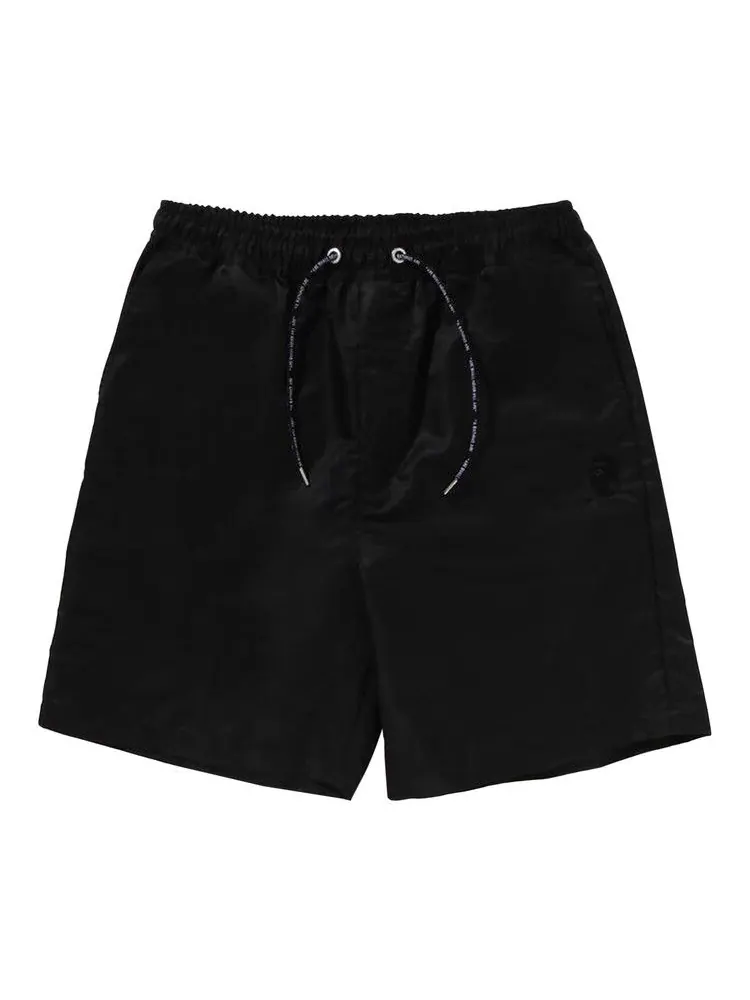 Шорты BAPE Ape Head Nylon Twill Relaxed Fit Shorts — изображение 1 из 2, черный
