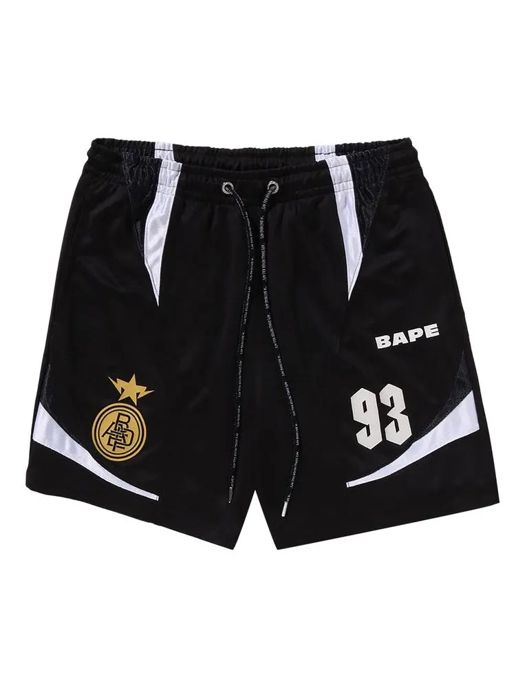 Шорты BAPE Multi Logo Relaxed Fit Soccer Shorts — изображение 1 из 1, черный