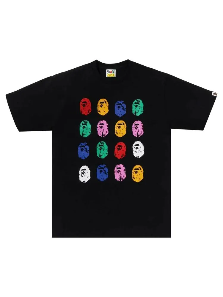 Футболка BAPE A Bathing Ape 32nd Anniversary Ape Head Tee — изображение 1 из 2, черный