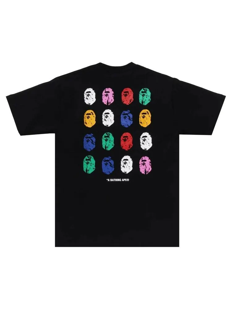 Футболка BAPE A Bathing Ape 32nd Anniversary Ape Head Tee — изображение 2 из 2, черный
