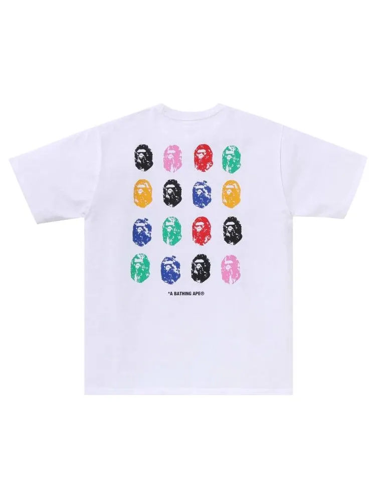 Футболка BAPE A Bathing Ape 32nd Anniversary Ape Head Tee — изображение 2 из 2, белый
