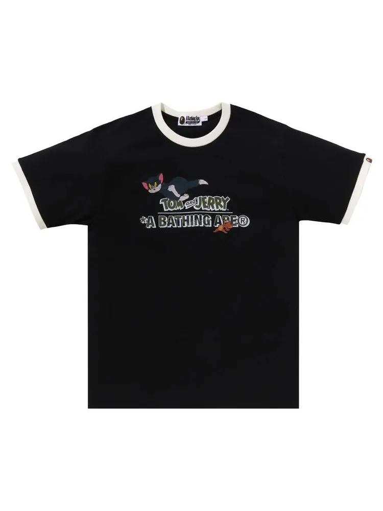 Футболка BAPE x Tom And Jerry 85th Ringer Tee — изображение 1 из 2, черный