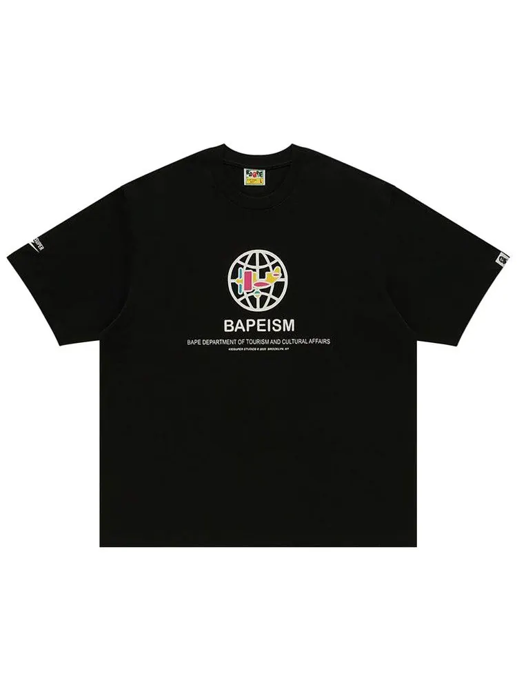 Футболка BAPE x KidSuper Bapeism Logo Tee — изображение 1 из 1, черный