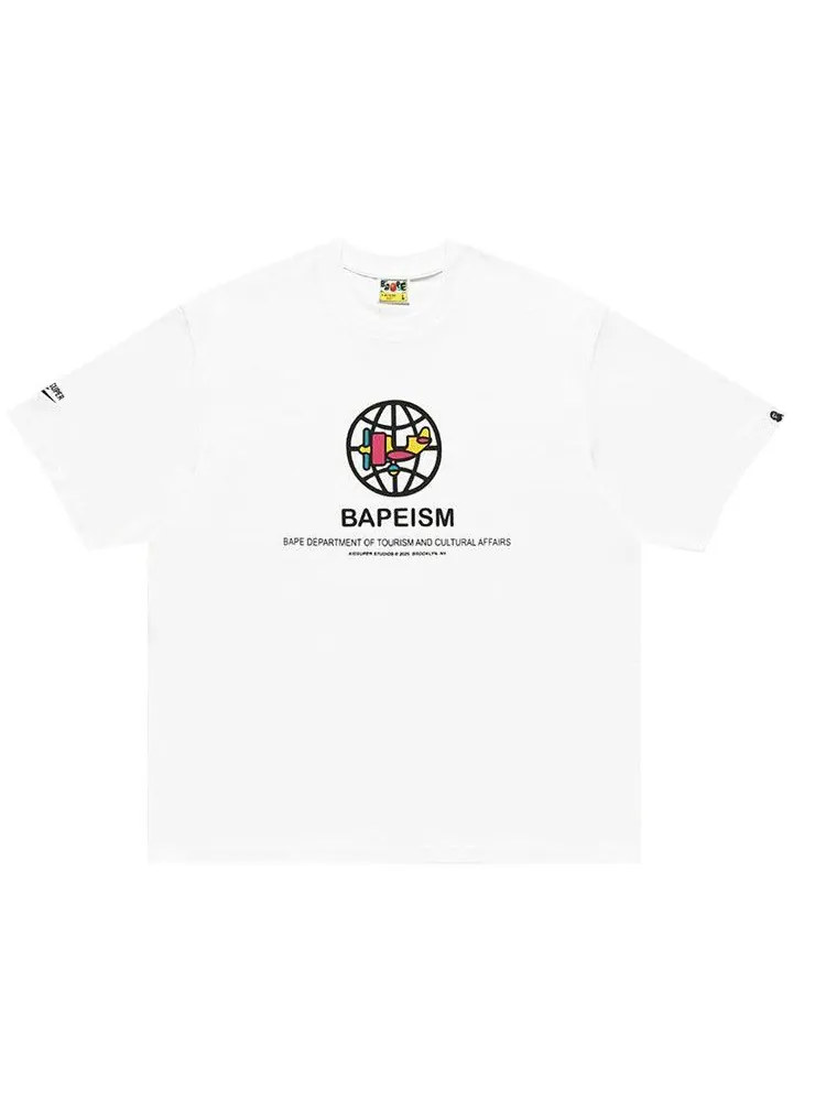 Футболка BAPE x KidSuper Bapeism Logo Tee 'White' — изображение 1 из 1, белый