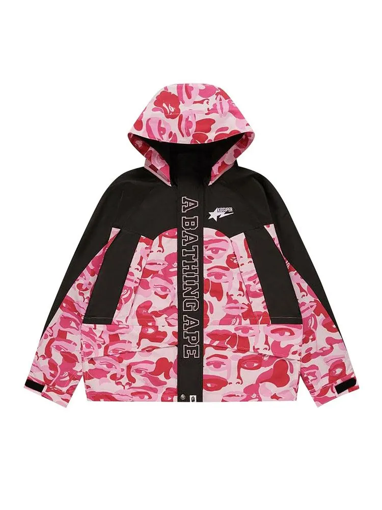 Куртка BAPE x KidSuper Camo Snowboard Jacket — изображение 1 из 2, розовый