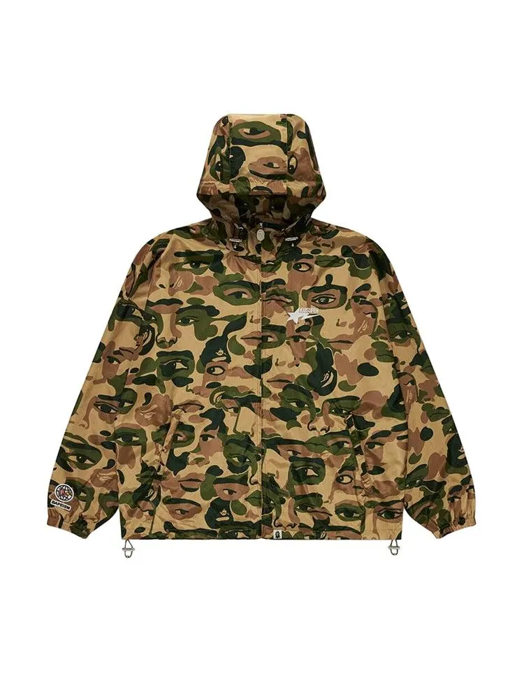 Куртка BAPE x KidSuper Camo Lightweight Jacket — изображение 1 из 2, зеленый