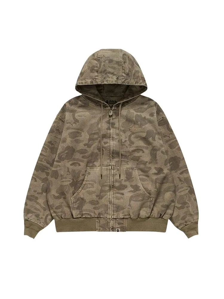 Куртка BAPE x KidSuper Solid Camo Jacquard Jacket — изображение 1 из 2, бежевый