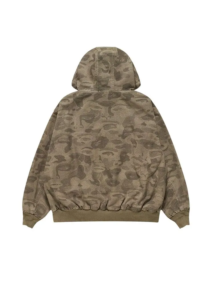 Куртка BAPE x KidSuper Solid Camo Jacquard Jacket — изображение 2 из 2, бежевый