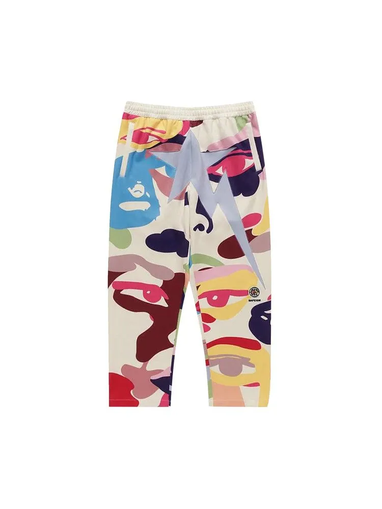 Спортивные брюки BAPE x KidSuper Patchwork Trackpants — изображение 1 из 2, мульти