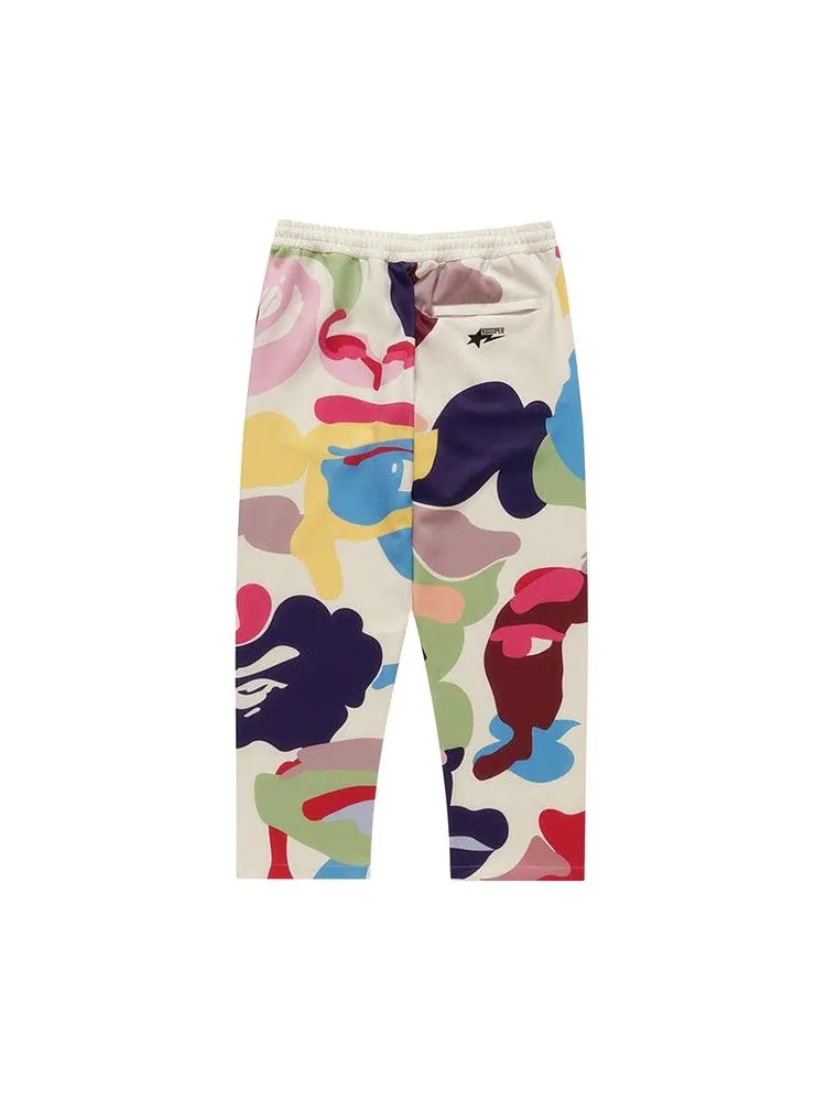 Спортивные брюки BAPE x KidSuper Patchwork Trackpants — изображение 2 из 2, мульти