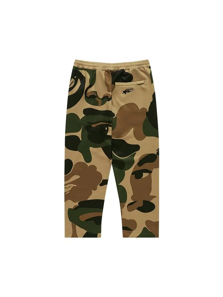 Спортивные брюки BAPE x KidSuper Patchwork Trackpants 'Green' — изображение 2 из 2, зеленый