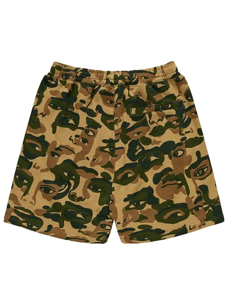 Шорты BAPE x KidSuper Camo Sweat Shorts — изображение 2 из 2, зеленый