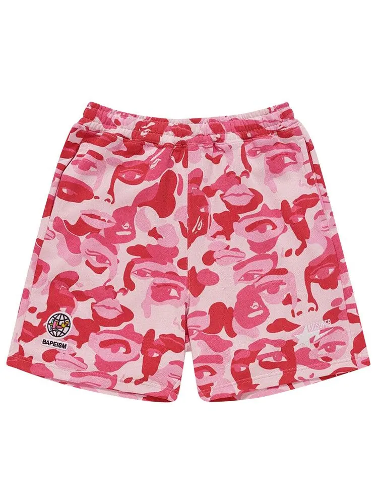 Шорты BAPE x KidSuper Camo Sweat Shorts — изображение 1 из 2, розовый
