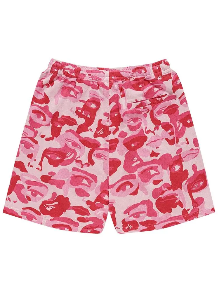 Шорты BAPE x KidSuper Camo Sweat Shorts — изображение 2 из 2, розовый