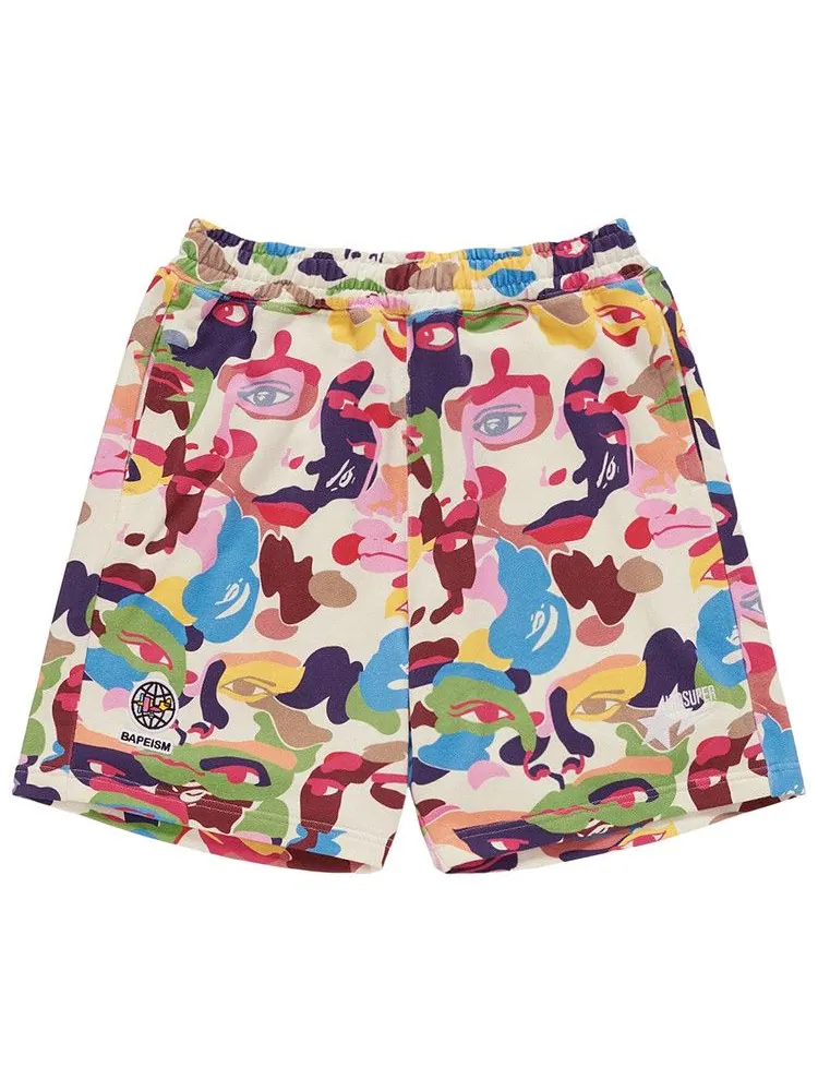Шорты BAPE x KidSuper Camo Sweat Shorts — изображение 1 из 2, мульти