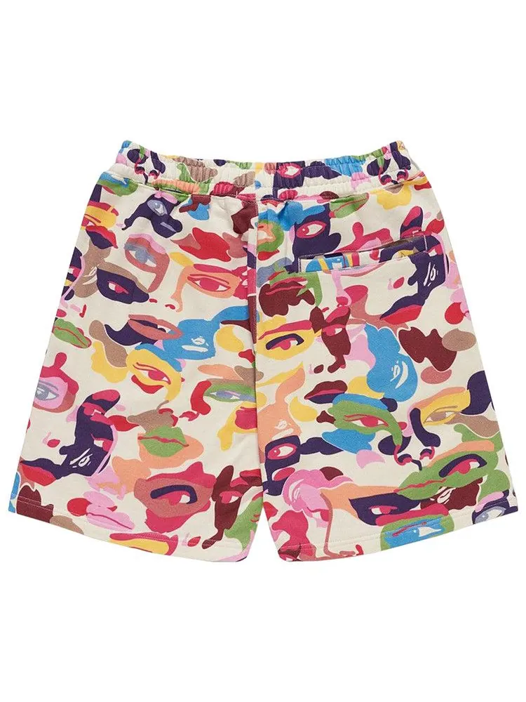 Шорты BAPE x KidSuper Camo Sweat Shorts — изображение 2 из 2, мульти
