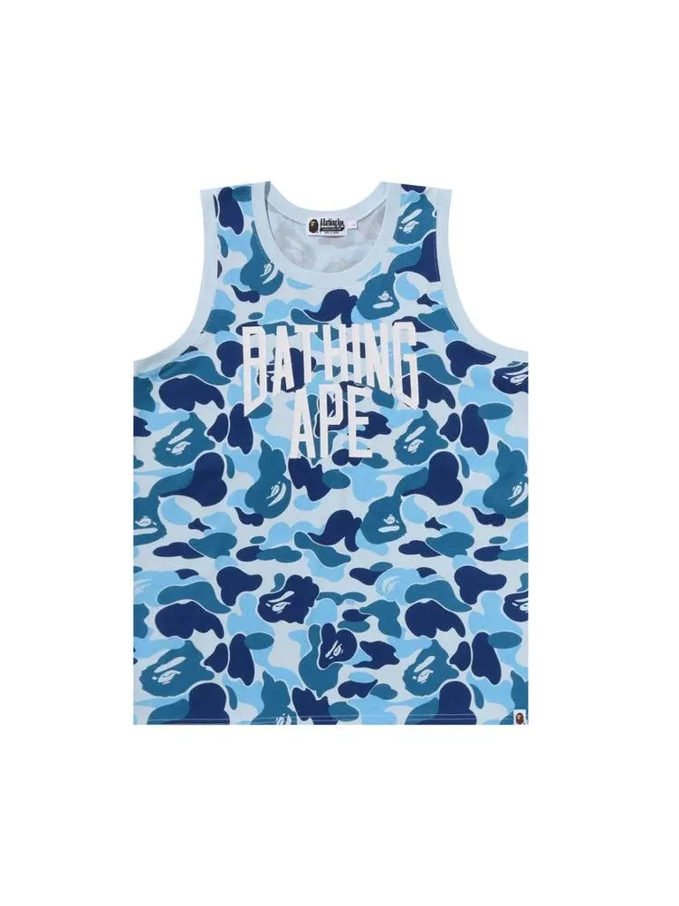 Топ BAPE ABC Camo NYC Logo Tank Top