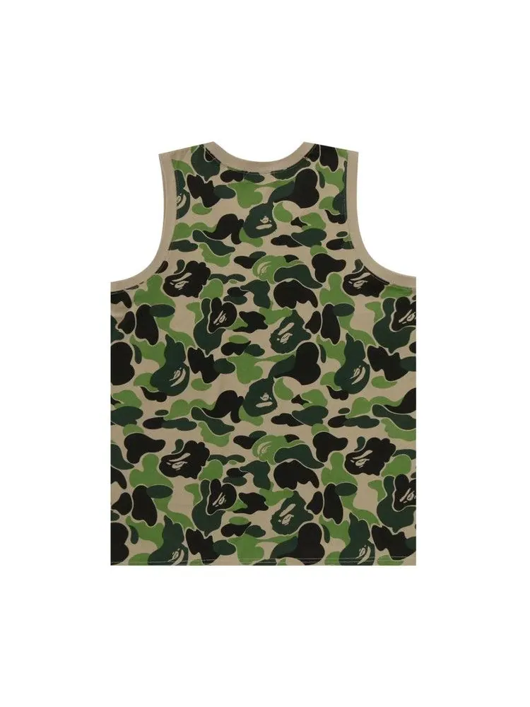 Топ BAPE ABC Camo NYC Logo Tank Top — изображение 2 из 3, зеленый