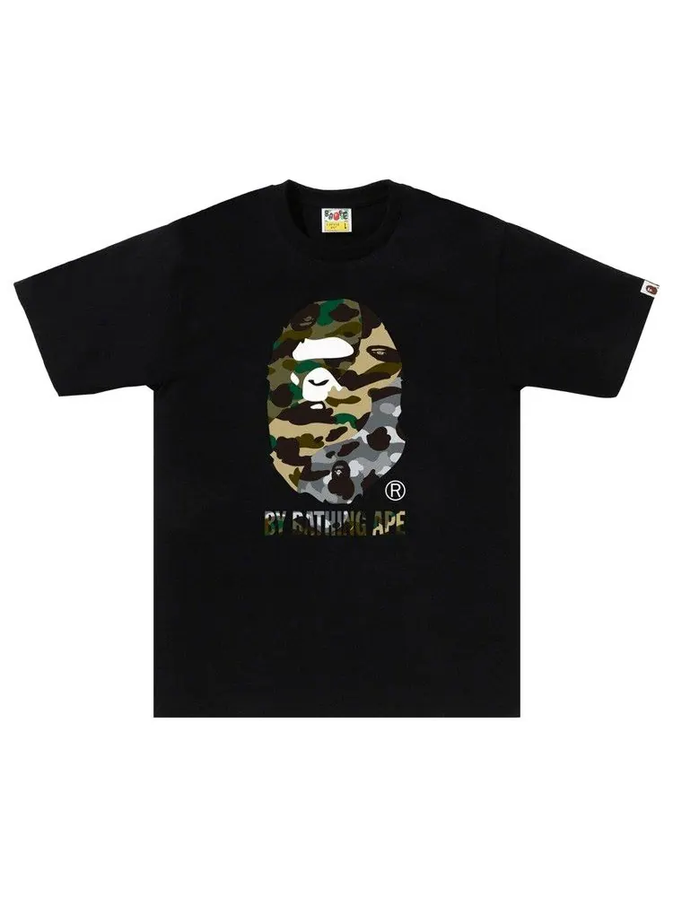 Футболка BAPE 1st Camo Crazy By Bathing Ape Tee — изображение 1 из 1, черный